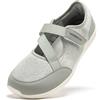HOBIBEAR Scarpe Mary Jane da Donna Modello Barefoot Punta Larga Zero Drop Design Minimalista Cinghie Regolabili Scarpe da Passeggiata
