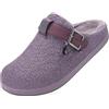 Sisttke Pantofole Invernali Donna Uomo Pelliccia Zoccoli e Sabot Calde | Comode,antiscivolo,Pelose Ciabatte,Scarpe da Giardino,interno ed esterno