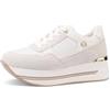QUEEN HELENA Sneakers Platform Scarpe da Ginnastica con Zeppa Casual Donna X32-20