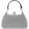CORIOS Borsetta da Sera da Donna Strass Clutch Pochette Piccolo con Catena Borsa Scintillante Formale Elegante Borsa a Spalla a Tracolla per Ballo Cerimonia Festa Cocktail