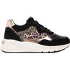 Nero Giardini E512864D Sneakers Donna in Suede, Pelle E Materiale Tecnico