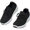 JOMIX Sneakers Donna Estivo Scarpe Casual Leggere Basse Stringate con Lacci Tessuto Knit Sportive Lifestyle con Suola in Gomma Antiscivolo Inserti a Contrasto Comfort Quotidiano