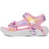 Skechers Girls, Sandali, Light Pink Textile/Multi Trim, 43 EU
