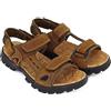 Asifn Sandali Sportivi Scarpe Calcio Uomo Trekking Pelle Casual Estivi Mocassini Escursionismo Outdoor Camminata Cuoio Traspiranti Spiaggia