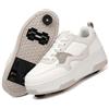 LIWLLIUA Scarpe con Rotelle Bambini - Sneakers 2-in-1 con Ruote Retrattili, Scarpe da Skateboard e Pattini a Rotelle per Bambini, Ragazzi e Ragazze, Unisex