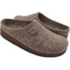 Primo Calzature Ottime Ciabatte Uomo Invernali, Pantofole Tirolesi in Lana per Casa 100% Made in Italy