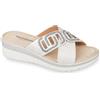 Valleverde Sandali Donna 52101 Pelle Perla o Bronzo