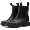 Gugifcto Stivali da Pioggia da Donna Stivali di Gomma Impermeabili Rain Boots Giardino ed Escursionismo Comodi Stivali Chelsea 36-41 EU
