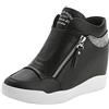 rismart Donna Zeppa Piattaforma Bootie Elegante Sneaker Scarpe