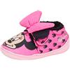 Disney Ragazze Minnie Mouse Slipper stivaletti bambini 3D Bow pelliccia foderato pantofole primi camminatori casa scarpe
