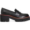 CAFèNOIR - Mocassino da Donna in Pelle con Suola Nera E Guardolo Colorato, da Donna