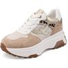 QUEEN HELENA Sneakers Platform con Zeppa Donna X34-29