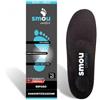 SMOU Solette Comfort in Gel e Memory Foam per Scarpe e Uso Quotidiano Uomo | Solette comfort in gel PU e memory foam per camminare, lavorare o stare a lungo in piedi con una camminata più morbida