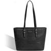 David Jones - Borsa a mano Shopping Donna Coccodrillo - Borsa Tote indossata a spalla in pelle PU con manico lungo - Shopper Capacità A4 Dimensione media Corso di lavoro - Borsa città elegante Chic