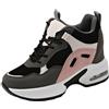 MIXSEN Scarpe da Ginnastica con Zeppa Donna Scarpe Sportive Casual Sneakers Zeppa Interna Tacco Zeppa 8CM