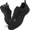Kvwqoty Scarpe da Cheerleading con Lacci Donna Bianche Nere | Scarpe Antiscivolo per Scuola Ginnastica Danza Jazz Yoga Fitness e Allenamenti