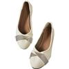 WINDEHAO Scarpe da donna leggere alla moda con zeppa con strass, nere glitterate, comode, ortopediche, senza lacci, punta rotonda, comode décolleté con tacco basso