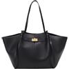 Dujuanus Borsa Shopper da Donna, Borsa Tote Bag in Pelle PU Vintage Moda | Borsa a Spalla Capiente con Tracolla Rimovibile, per Università, Lavoro, Scuola, Shopping, Viaggi e Ufficio