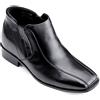 Calden - K99805-Bocce più alte da 3,2 pollici - Scarpe elevatori aumento altezza (stivali neri vestiti)