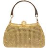 CORIOS Borsetta da Sera da Donna Strass Clutch Pochette Piccolo con Catena Borsa Scintillante Formale Elegante Borsa a Spalla a Tracolla per Ballo Cerimonia Festa Cocktail