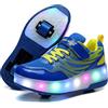 Kimigia Unisex Bambino LED Scarpe con Rotelle Automatiche Skate Formatori Sportive Ginnastica Lampeggiante Low-Top Outdoor Multisport Running Sneaker per Ragazzi e Ragazze