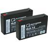 Quality Batteries Batteria di ricambio RBC18 per sistemi UPS di APC 6V 7.2Ah