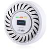 ourjob Rilevatori di monossido di carbonio, Sensore elettrochimico Allarme CO, Tester per batterie CO al litio ricaricabile, USB Plug in CO Monitor con display digitale OLED per Home/Garage/Caravan (Bianco)