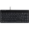 Perixx PERIBOARD-409 Mini Tastiera Italiano USB Cablata per Computer Desktop Laptop, Nera