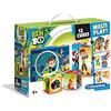 Clementoni- Ben 10 Multiplay Puzzle Cubi, 12 Pezzi, 41507