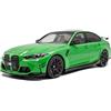 Solido BMW M3 (G80) - Limousine Performance con tetto nero, ala posteriore, pacchetto Aero Diecast Modellino Auto Verde Segnale Uni, 1:18