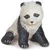 Papo - Statuina Cucciolo di Panda Seduto Realistica - 3 Anni + - Collezione Vita Selvaggia - Gioco Educativo Giovani Animali Esotici - Idea Regalo Giocattolo Bambina Bambino
