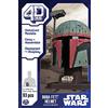 4D Build Casco Star Wars Boba Grasso - Kit di modellini 3D ricco di dettagli, in cartone di alta qualità, 93 pezzi, per fan di Star Wars dai 12 anni in su