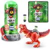 Robo Alive Dino DNA di ZURU, Spina dorsale con elica del DNA illuminata (T-Rex)
