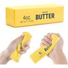 Gigquake Butter Squishy, Stressball a Rimbalzo Lento, Fidget Toy per Ufficio & Casa | TPR morbido, resistente, 14 x 4 x 4 cm, strumento Fidget silenzioso, antistress per casa e ufficio, idea regalo