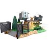 Mattel Jurassic World - MINIS PLAYSET Giant Dino Rampage Playset, Giocattolo per Bambini 4+ Anni, HFF12