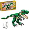 LEGO Creator Dinosauro, Set Animali Giocattolo 3 in 1 per Costruire, Giochi per Bambini, Bambine, Ragazzi e Ragazze con T. Rex o Triceratopo o Pterodattilo in Mattoncini, Idee Regalo Creative 31058