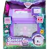 Secret Findees - HAILEE o ZOEE - Cassetta postale magica viola - Mini bambola per bambini dai 4 anni - 1 mini bambola articolata 5 cm + 6 accessori da scoprire - Batterie incluse - Modello casuale