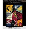 AQUARIUS Games of Thrones Mottos (500 Piece Jigsaw Puzzle) - Glare Free - Precision Fit - Officially Licensed Games of Thrones Merchandise & Collectibles - 14x19 Inches