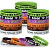 NEBURORA 48 Pezzi Braccialetti di Gomma di Halloween Braccialetti di Silicone Bomboniere di Halloween Regali Dolcetto o Scherzetto Ripieni di Goodie Bag