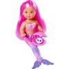 Simba Evi Love Mermaid Pearl Toy Doll con clip per capelli e perla segreta utilizzabile con un anello, 12 cm, a partire da 3 anni