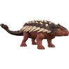 Mattel Jurassic World: Il Dominio Roar StrikersAnchilosauro Dinosauro Erbivoro Action Figure, con ruggito, attacco con colpo di coda e articolazioni mobili, per Bambini 4+ Anni, HDX36
