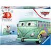 Ravensburger 11185 Volkswagen T1 Cars Fillmore 3D Puzzle, 162 Pezzi Multicolore, Età Raccomandata 8+, Dimensioni Finali 30 x 14 x 15 cm