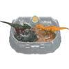 Mattel Jurassic World Dino Reveal Dinosauro Confezione da 2 Giocattoli con Battle Arena, l'acqua Calda scopre la Decorazione Completa, Gioco Che Cambia Colore, Le Specie variano