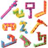 FIQLUL 10 Pezzi Mini 24 Blocchi, Regalini Fine Festa Compleanno Bambini, Rompicapo Educativo Twist Cube Puzzle per Invitati, Gadget Economici per Scuola e Feste, 10 Colori Assortiti