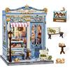 Cutefun Cunfun Book Nook Kit - Kit Case delle bambole diy per Adulti, Puzzle 3D in Legno Booknook, Decorazione per Libreria Tiny House, Regalo Creativo per Adulti, Donne e Adolescenti(Sweet Marie)