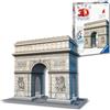 Ravensburger - Puzzle 3D Arco di Trionfo, Modello da Costruire 241 Pezzi | Puzzle 3D Arco Di Trionfo da 241 pezzi, modello da costruire per adulti, decorazione 3D di Parigi e idea regalo.