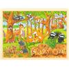 Goki Einlegepuzzle Tierkinder im Wald: 40 x 30 x 0,8 cm, Holz, 48 Teile, per Stück