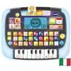 VTech Bit Smart Tablet Educativo per Bambini 2-5 Anni | Schermo Retroilluminato, Tastiera ABC, 10 Tasti Pianoforte, 8 Attività, 4 Modalità, Batterie Incluse, Lingua Italiana