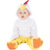 Rubie's RUBIES COSTUME PULCINO BAMBINO per bambini da 12 a 18 mesi, pagliaccetto e cappuccio per Carnevale, Natale, Feste e Cosplay