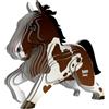 Eugy Modello 3D: animale da fattoria/cavallo 9,6 x 3,7 x 8,3 cm, in cartone, in scatola, 6 +